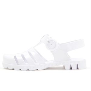 American Apparel Jelly Flat Sandal Size 9